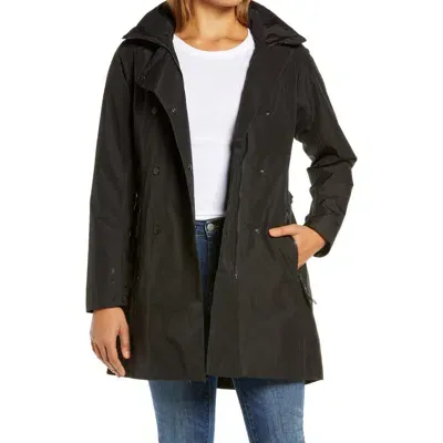 Helly Hansen Welsey Ii Insulated Waterproof Trench Coat In Black