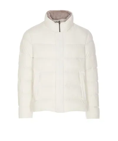 Herno Arendelle Bomber In White