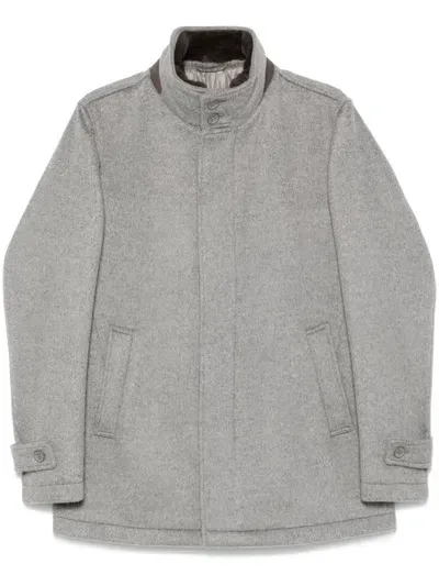 Herno Cashmere Jacket In Grey