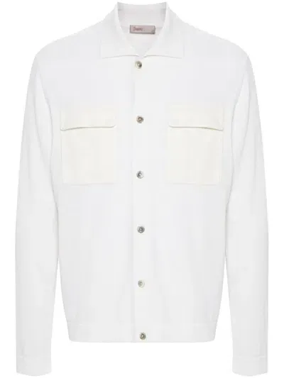 Herno Cashmere Shirt In White