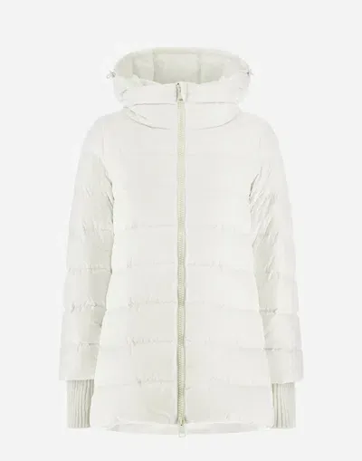 Herno A-shape Jacket In Nylon Chamonix In White