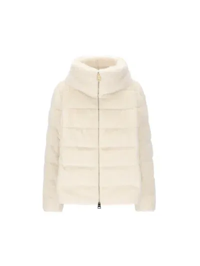 Herno Coats In White