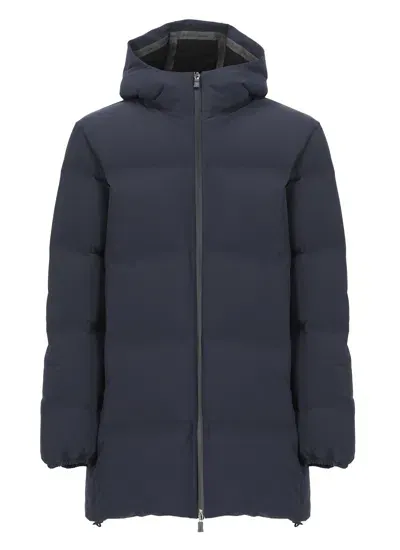 Herno Laminar Padded Parka In Blue