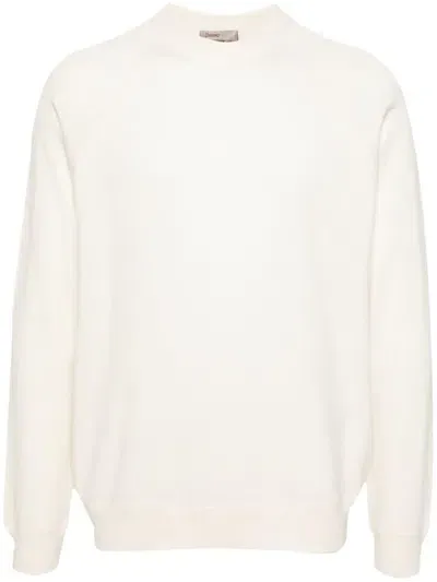 Herno Long-sleeve Cashmere Jumper In White