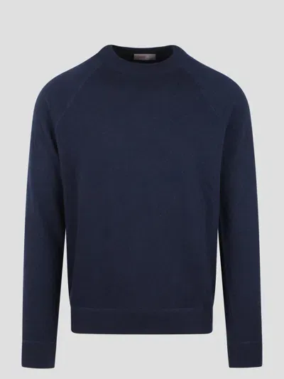 Herno Plain Cashmere Resort Sweater In Blue