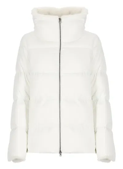 Herno Quilted Down Jacket In White