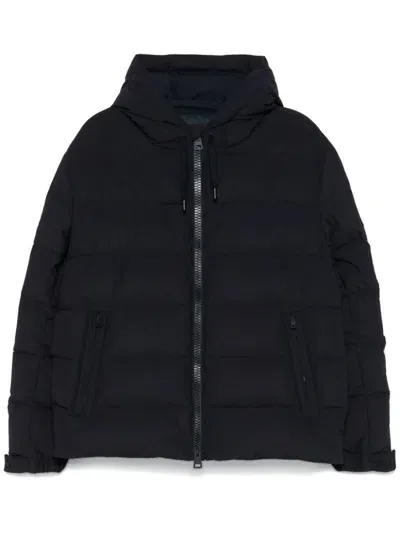 Herno Quilted Puffer Jacket In Blue