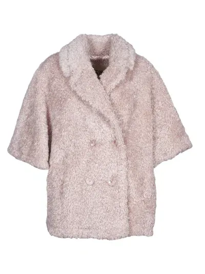 Herno Teddy Jacket In Pink