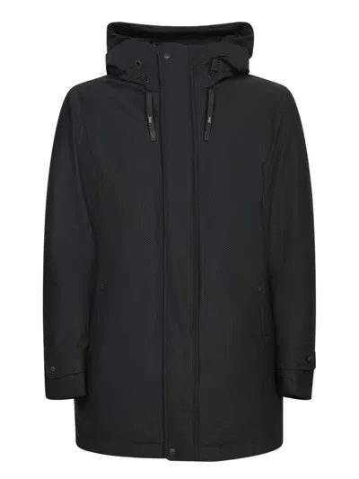 Herno Three-quarter Coats In Black