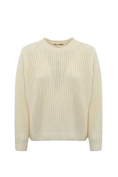 Herno Wool Sweater In White