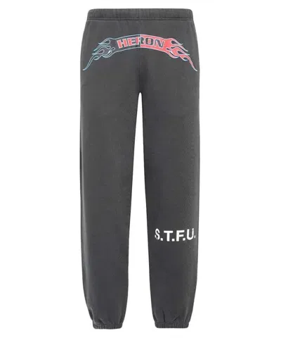 Heron Preston Cotton Track-pants In Black