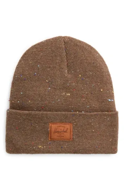 Herschel Supply Co . Elmer Marled Knit Beanie In Bison