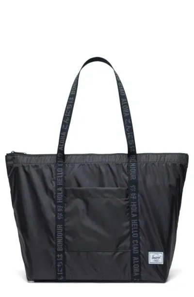 Herschel Supply Co Portland Packable Tote In Black