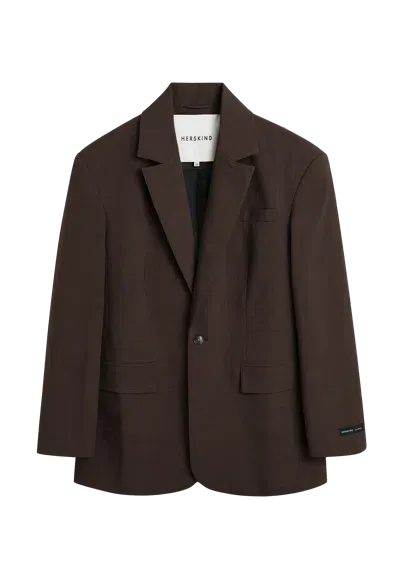 Herskind Yago Blazer In Brown