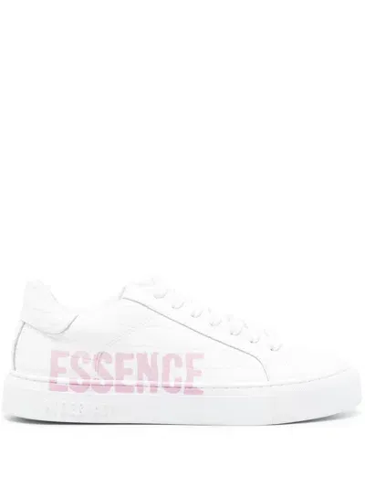 Hide & Jack Essence Name Sneakers In White