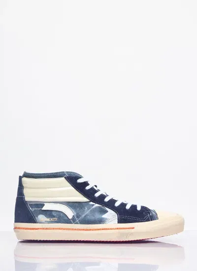 Hidn-ander Basket Mid Sneakers In Blue