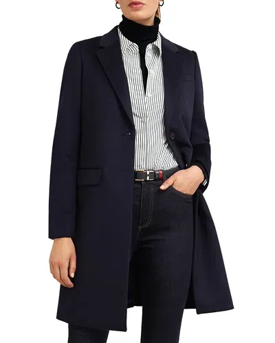 Hobbs London Mayfair Coat In Navy