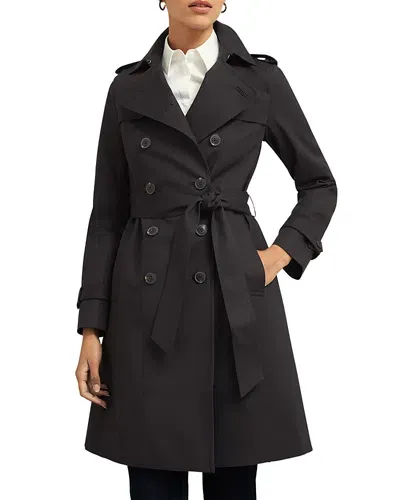 Hobbs London Saskia Trench Coat In Black