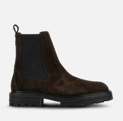 Hogan Boots In Brown