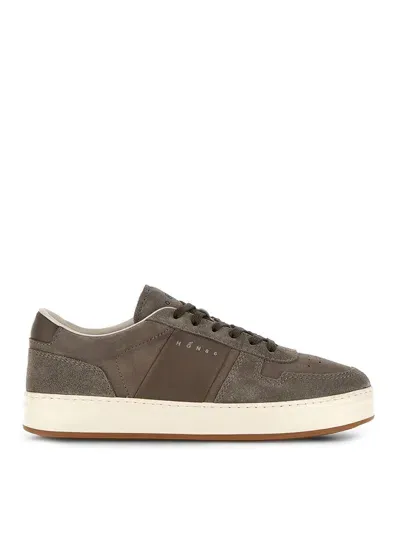 Hogan H668 Sneakers In Brown