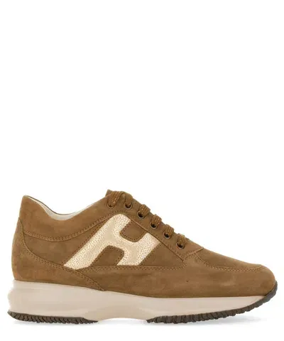 Hogan Sneakers In Brown