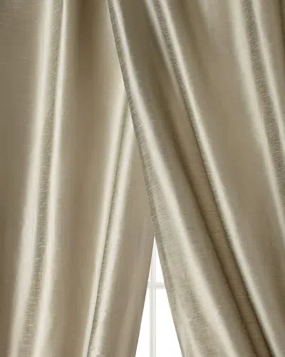 Home Silks 96"l Manhattan Curtain In Dove