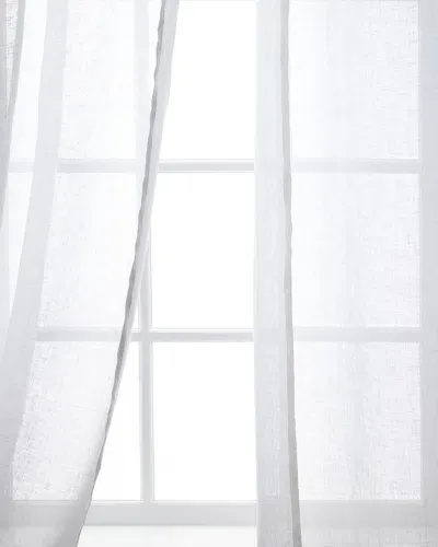 Home Silks Plantation Panels, 108" In White