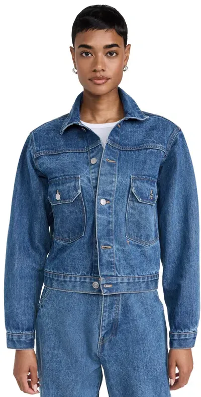 Hommegirls Blue Workwear Denim Jacket