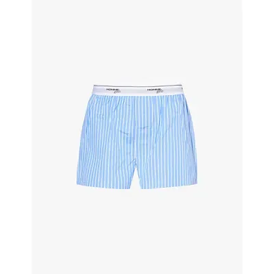 Hommegirls Cotton Boxers In Blue