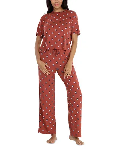 Honeydew All American Pajama Set In Copper Stars