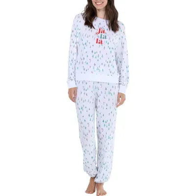 Honeydew Star Seeker Brushed Jersey Pajamas In Blue