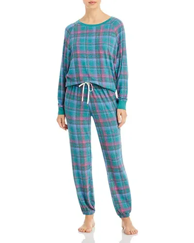 Honeydew Star Seeker Pajama Set In Emerald Plaid - Exclusive In Emerald/plaid -  Exclusive