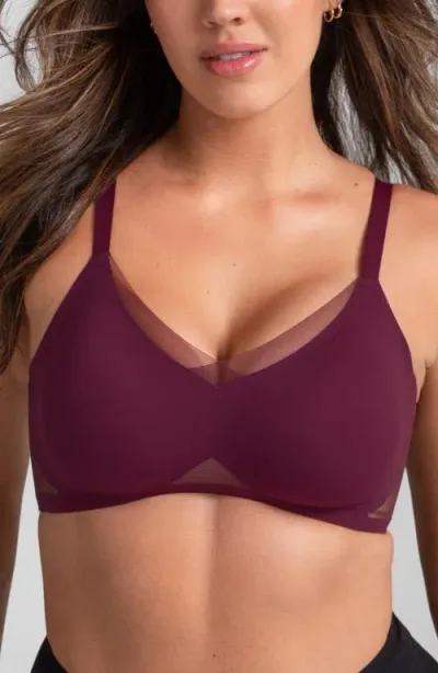 Honeylove Crossover Wireless Bra In Fig