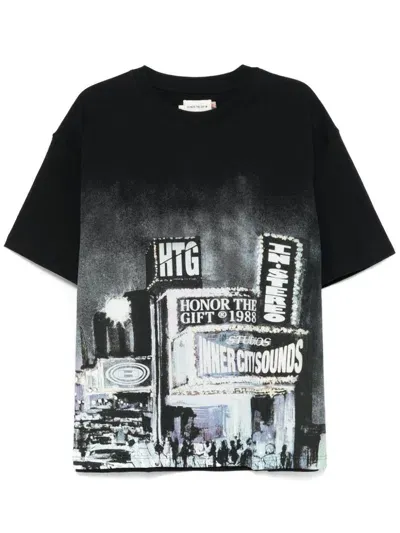 Honor The Gift City Lights T-shirt In Black