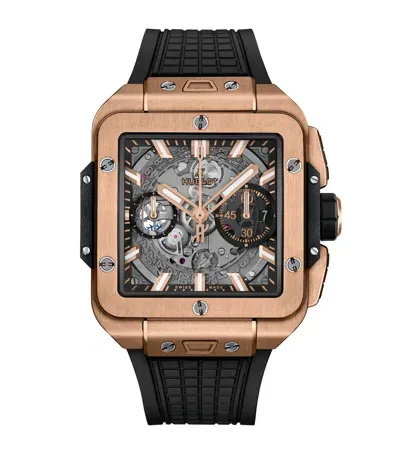 Hublot King Gold Square Bang Unico Watch