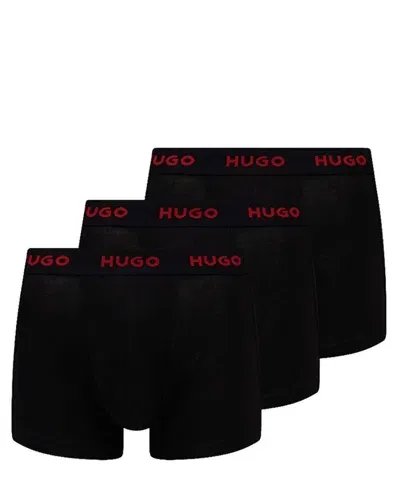 Hugo 3 Pack Boxer In Black