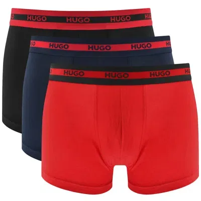 Hugo 3 Pack Trunks In Black