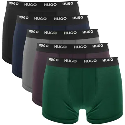 Hugo 5 Pack Trunks In Black