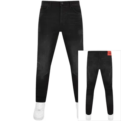 Hugo 634 Tapered Fit Jeans Black