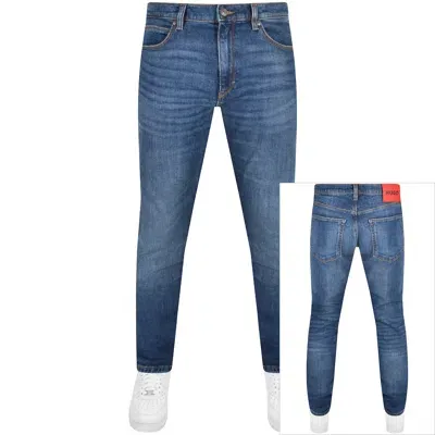 Hugo 734 Extra Slim Jeans Mid Wash Blue