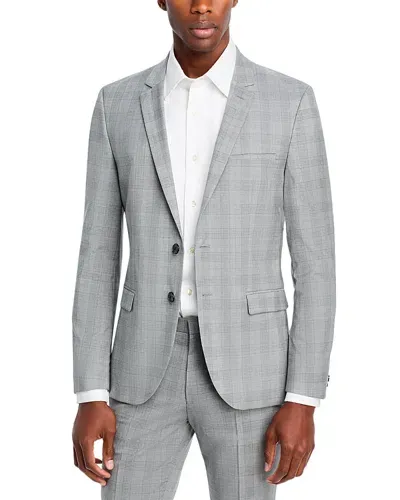 Hugo Arti Plaid Extra Slim Fit Suit Jacket In Medium Grey