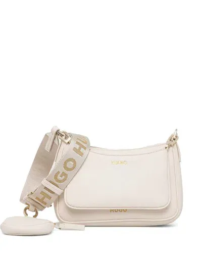 Hugo Bel Cross Body Bag In White