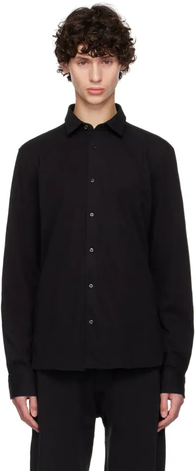 Hugo Black Extra-slim-fit Shirt In 001-black