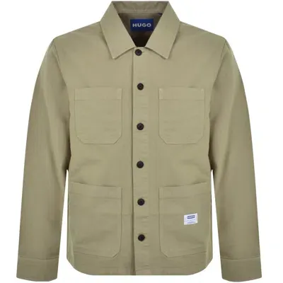 Hugo Blue Esantos Overshirt Beige