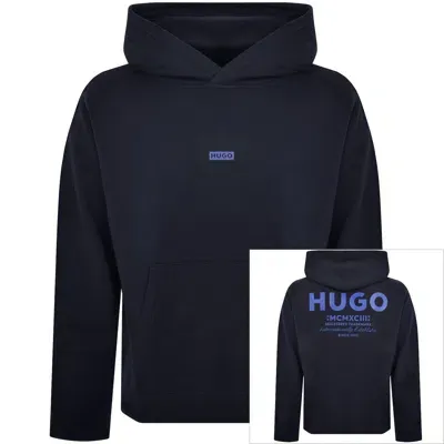 Hugo Blue Nazardo Hoodie Navy