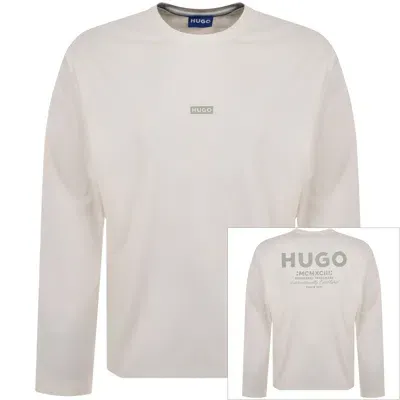 Hugo Blue Nichaboso T Shirt White