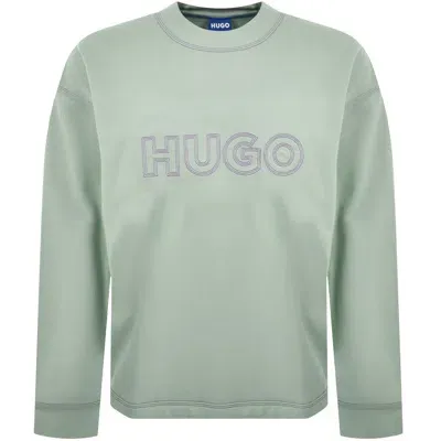 Hugo Blue Nitlogo Sweatshirt Green