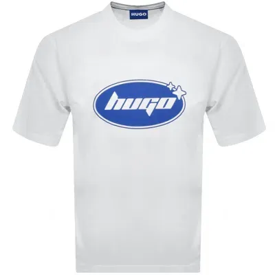 Hugo Blue Nugoclean T Shirt White