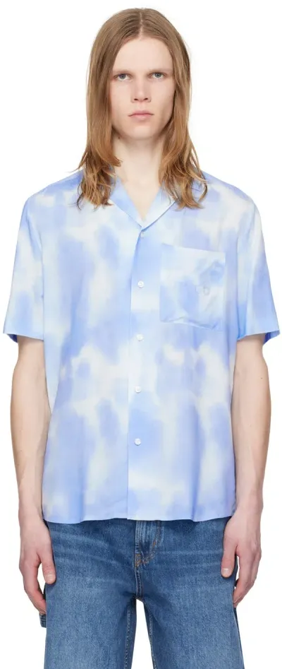 Hugo Blue Patch Pocket Shirt