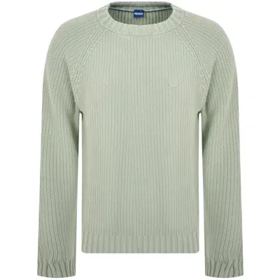 Hugo Blue Sondye Knit Jumper Green